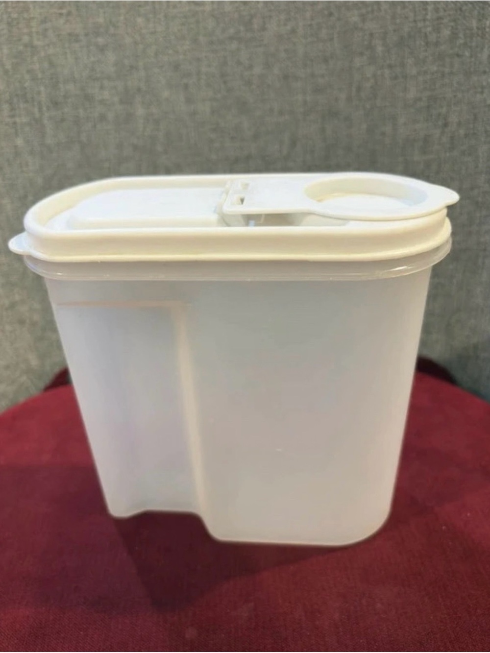 Air-Tight Plastic Container Dispenser with Flip Top Lid
-7x6x2.5”